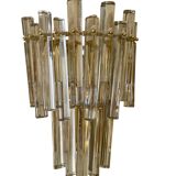 Venini murano glass wall light, Italy 1980s