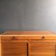 Meuble notaire double rideaux
