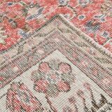 7x10 Pale Red Beige Turkish Area Rug, 209x308Cm SK 21028