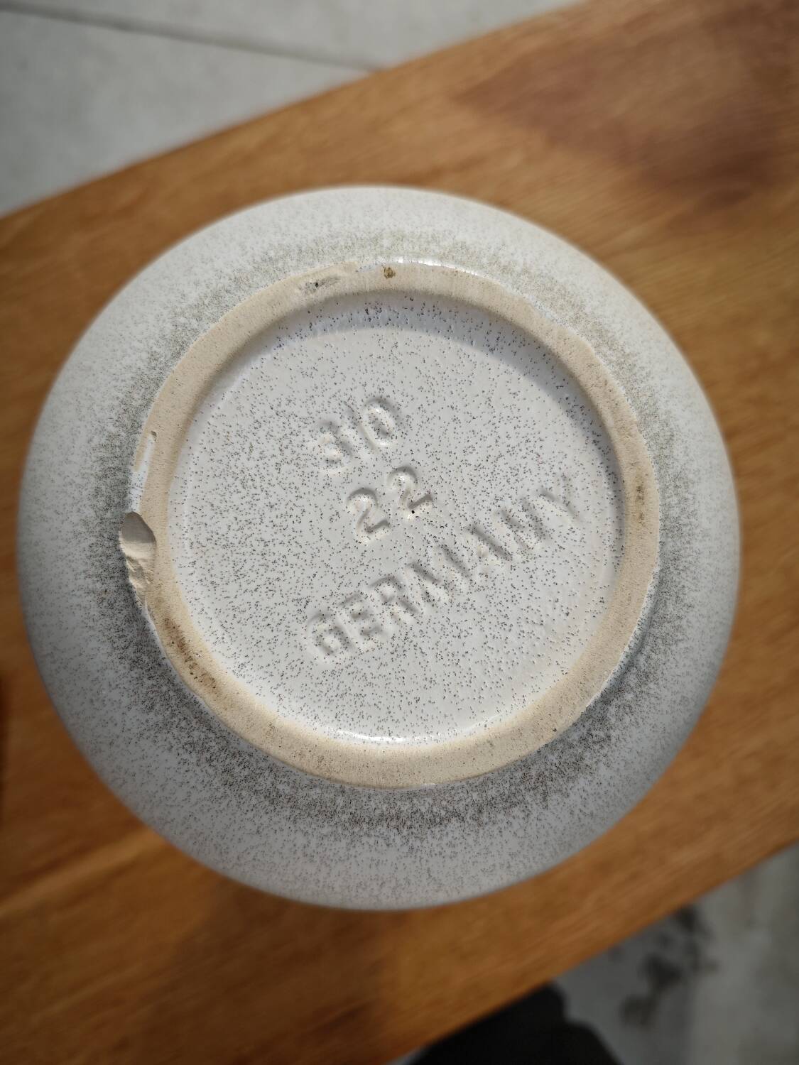 West Germany vase 310 - 22 Dumler and Breiden ochre green