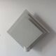 Pair of vintage wall lights, white lacquered metal, Netherlands 1970s