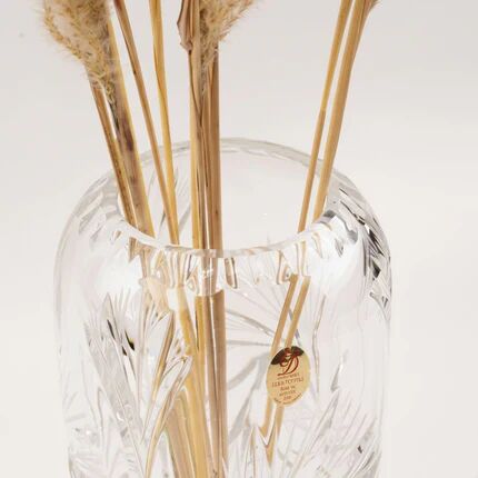 Handmade crystal vase Dresden Crystal - H 30 cm