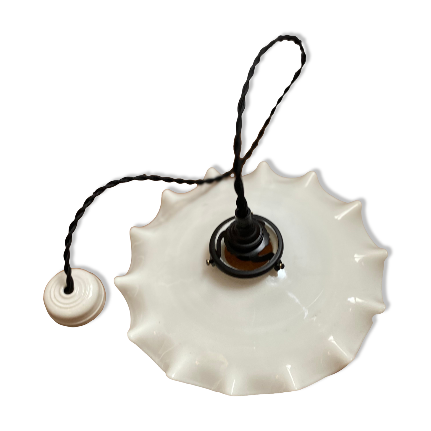 Porcelain pendant lamp