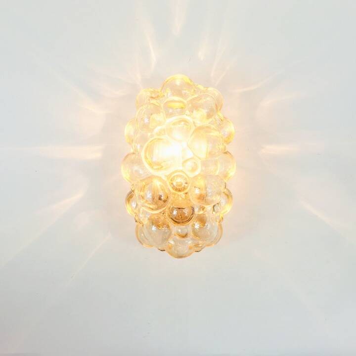 Mid Century Bubble Glass Wall Lamp By Helena Tynell For Limburg, 1960s