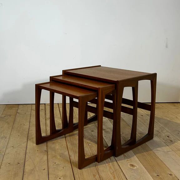Tables gigognes Quadrille en teck G Plan, années 1960