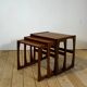 Tables gigognes Quadrille en teck G Plan, années 1960