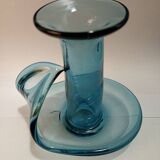 Blue candlestick