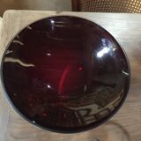 Stretched glass bowl "Alicja" Poland 70s