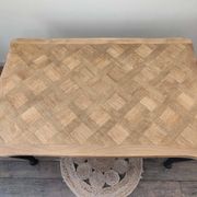 Regence style table in solid oak
