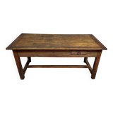 Large antique solid wood table from the Louis XIV period.