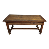 Large antique solid wood table from the Louis XIV period.