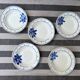Terre de Fer Badonviller Chanzelles Blue pattern soup plates