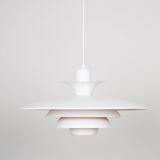 Danish vintage pendant lamp Sofie by Kurt Wiborg, Jeka, 1980s