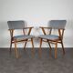 Pair of Scandinavian bridge armchairs, 1960