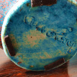 Ceramic pitcher of the potters of Accolay multicolored