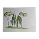 Original watercolour, Mediterranean landscape, 32 x 24 cm