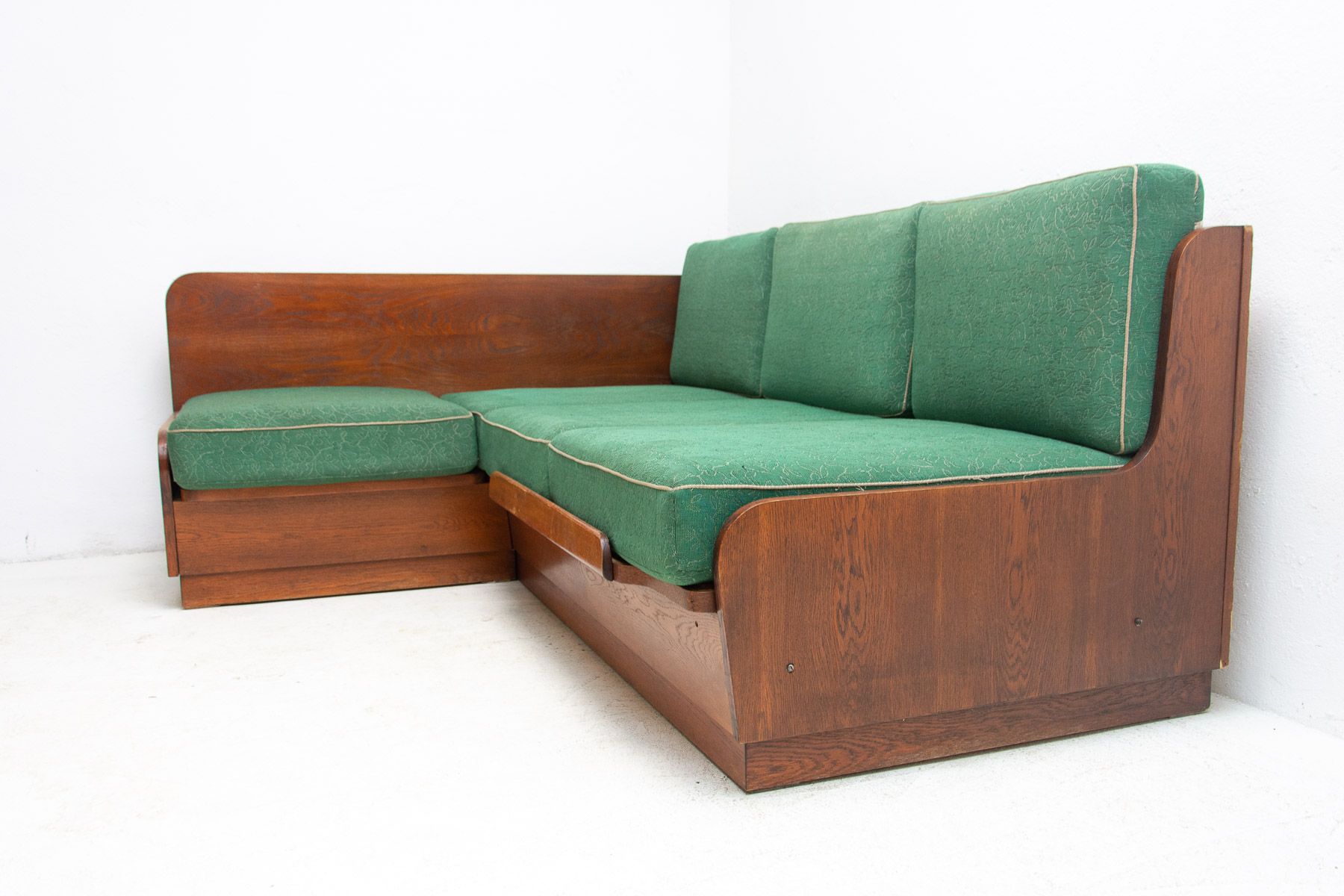 Mid Century Corner Folding Sofabed, 1960´s, Czechoslovakia