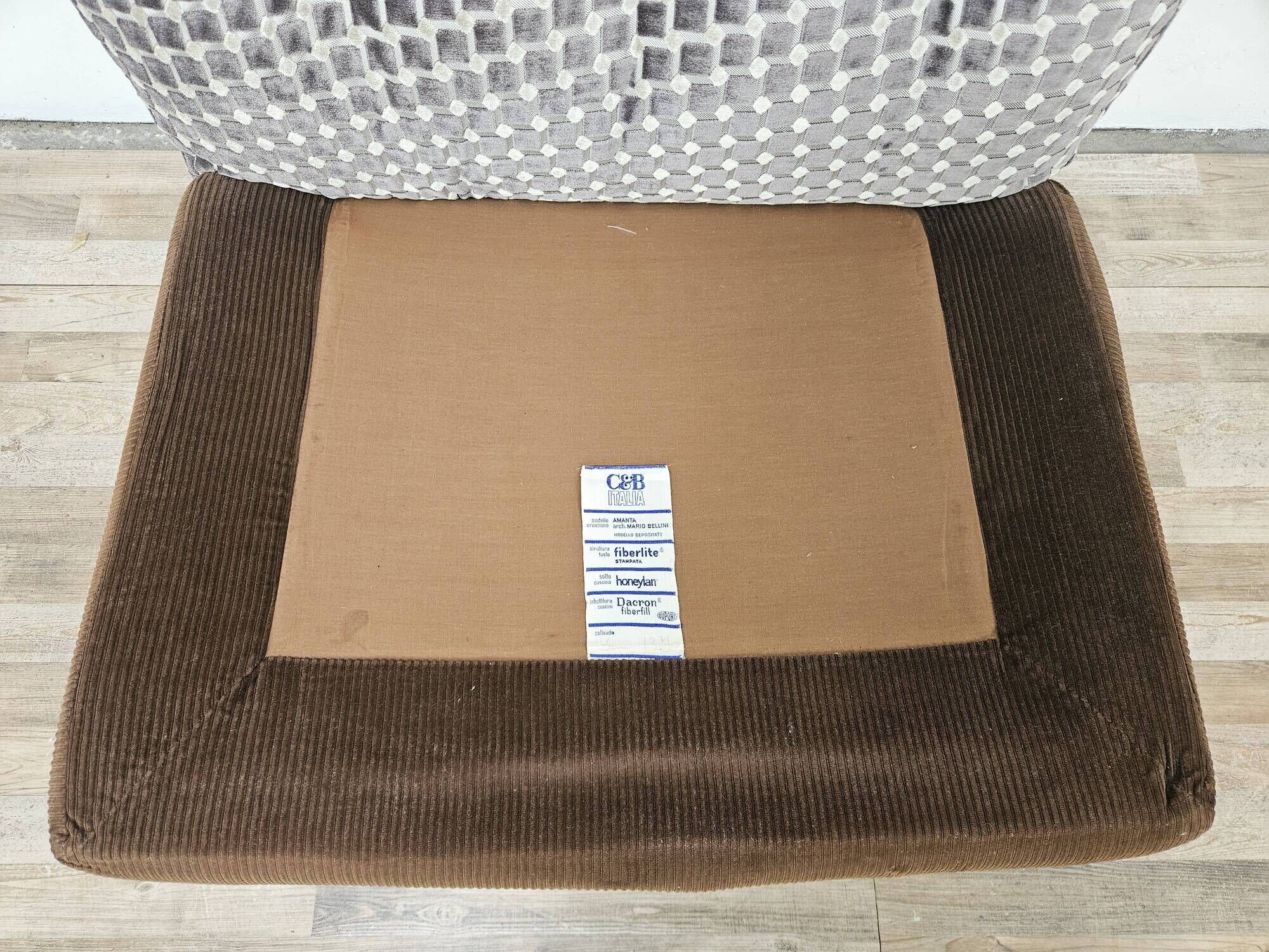 Quatre fauteuils Amanta de Mario Bellini pour C&B Italia, années 1970