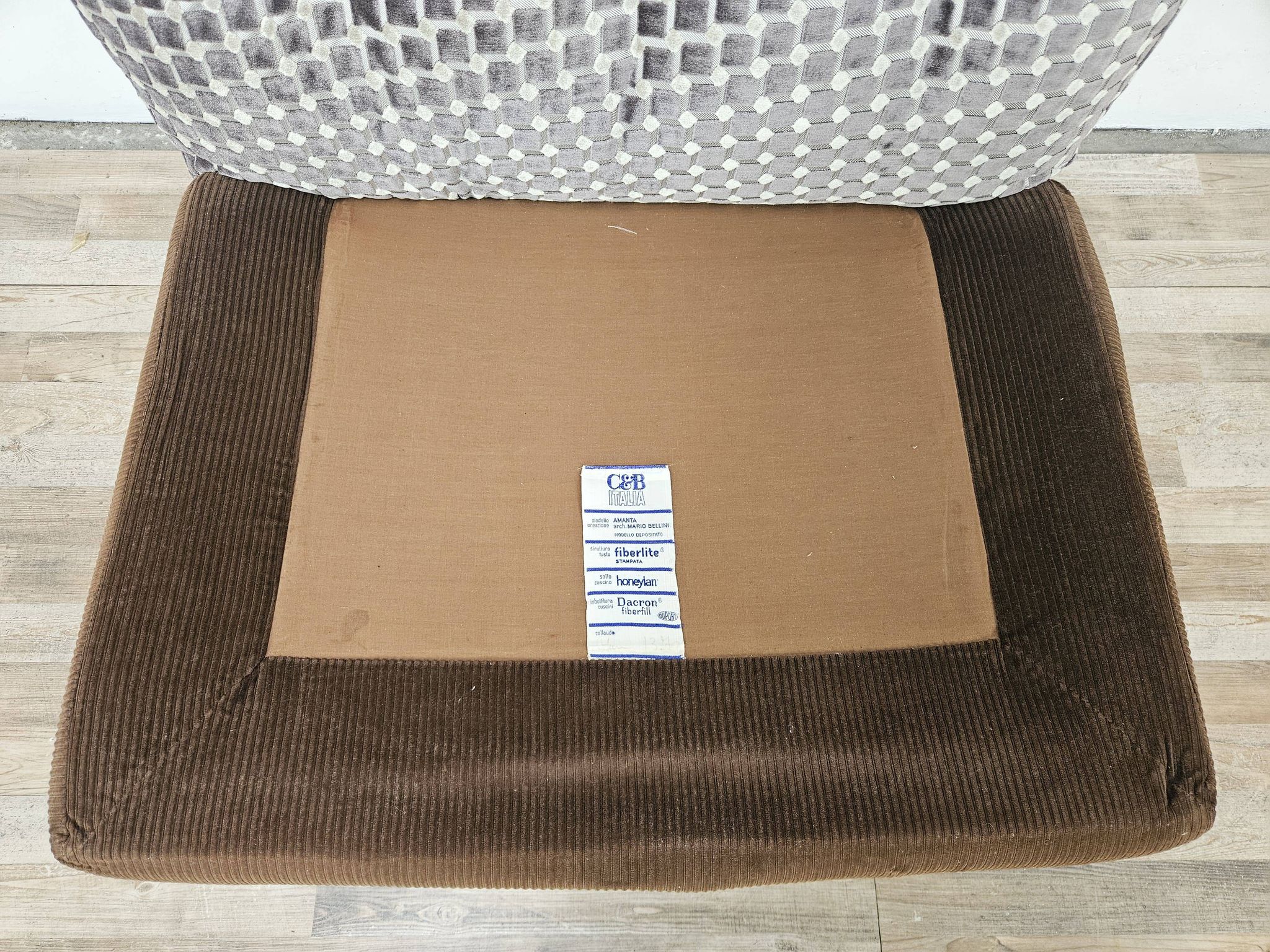 Quatre fauteuils Amanta de Mario Bellini pour C&B Italia, années 1970