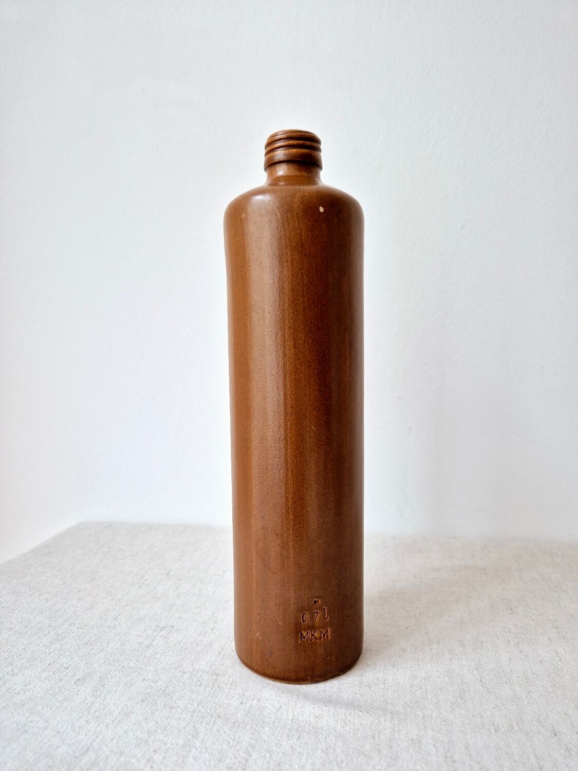 Stoneware bottle vase - MKM Vintage