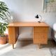 Vintage Scandinavian Formica Desk with 3 Drawers from the 70s