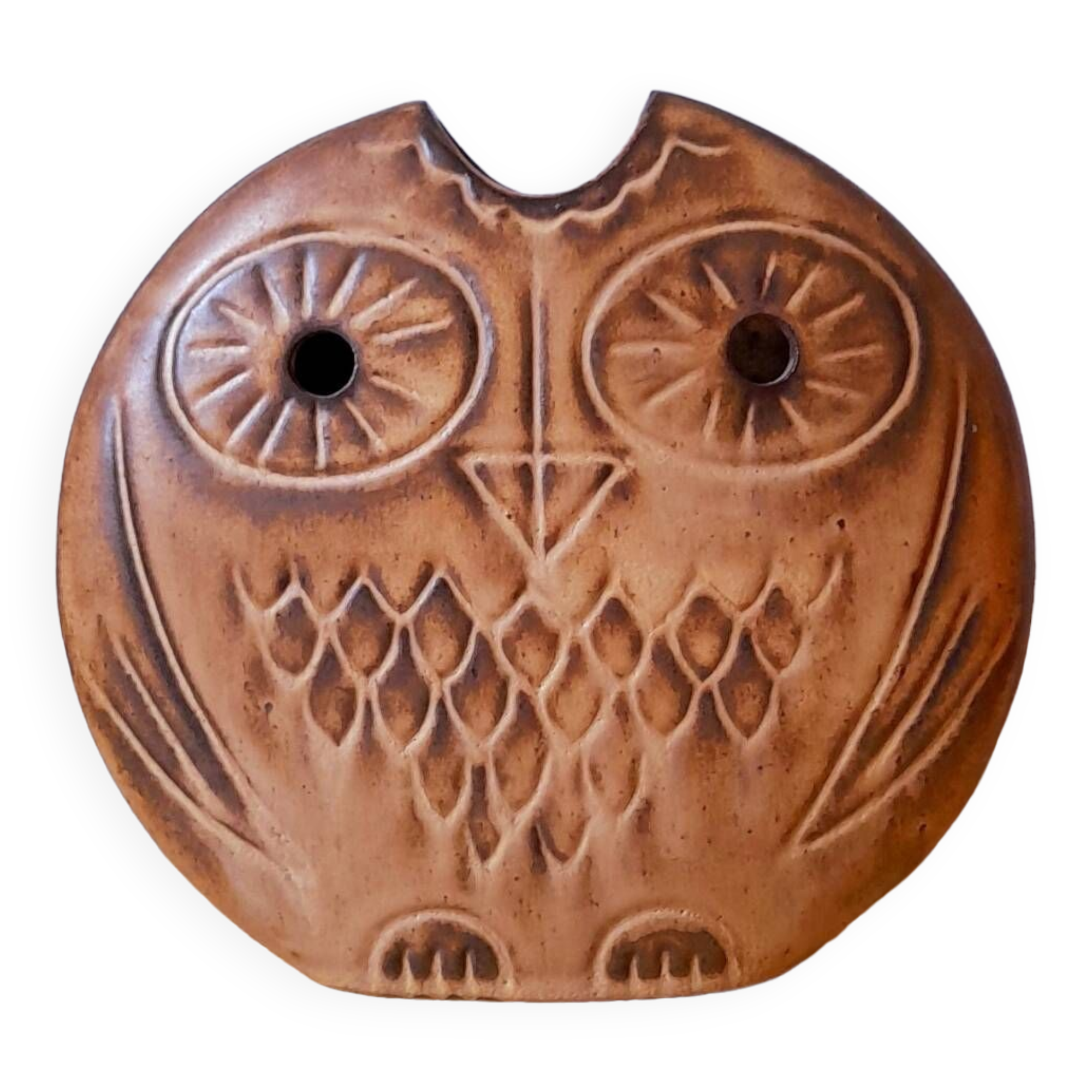 Vase céramique zoomorphe 60s