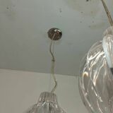 Set of 3 acrylic blade suspensions from the 70s