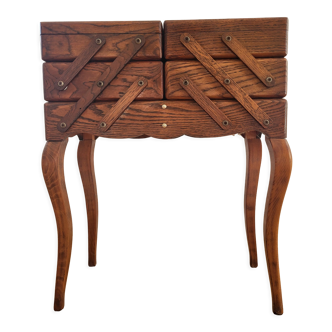 Art deco wooden seamstress