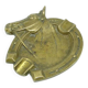 AAG Key Holder Modernism, Brass, Poland, 1950s
