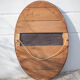 Vintage oval mirror 85x57cm