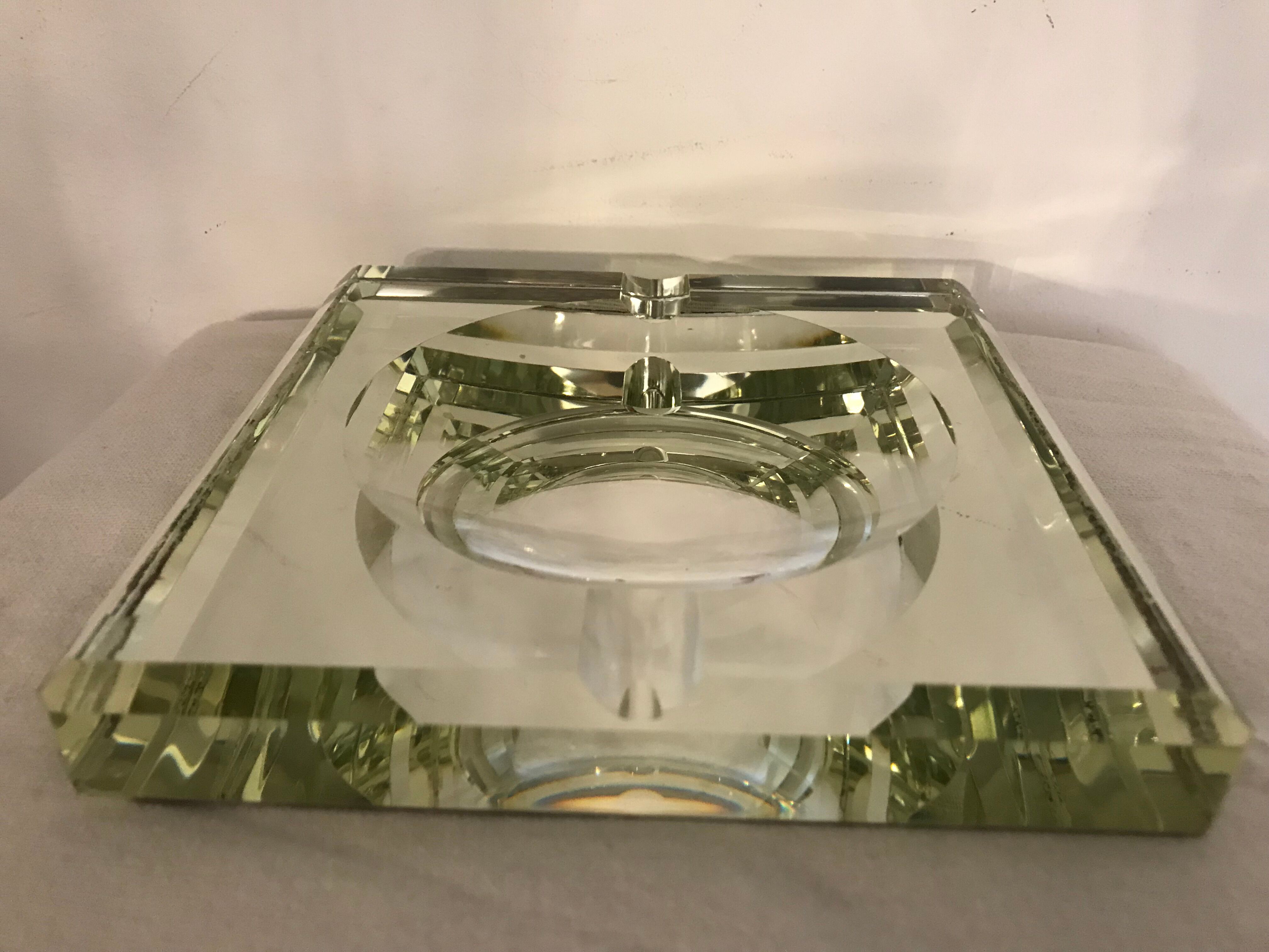 Ashtray Jean Luce mirror glass