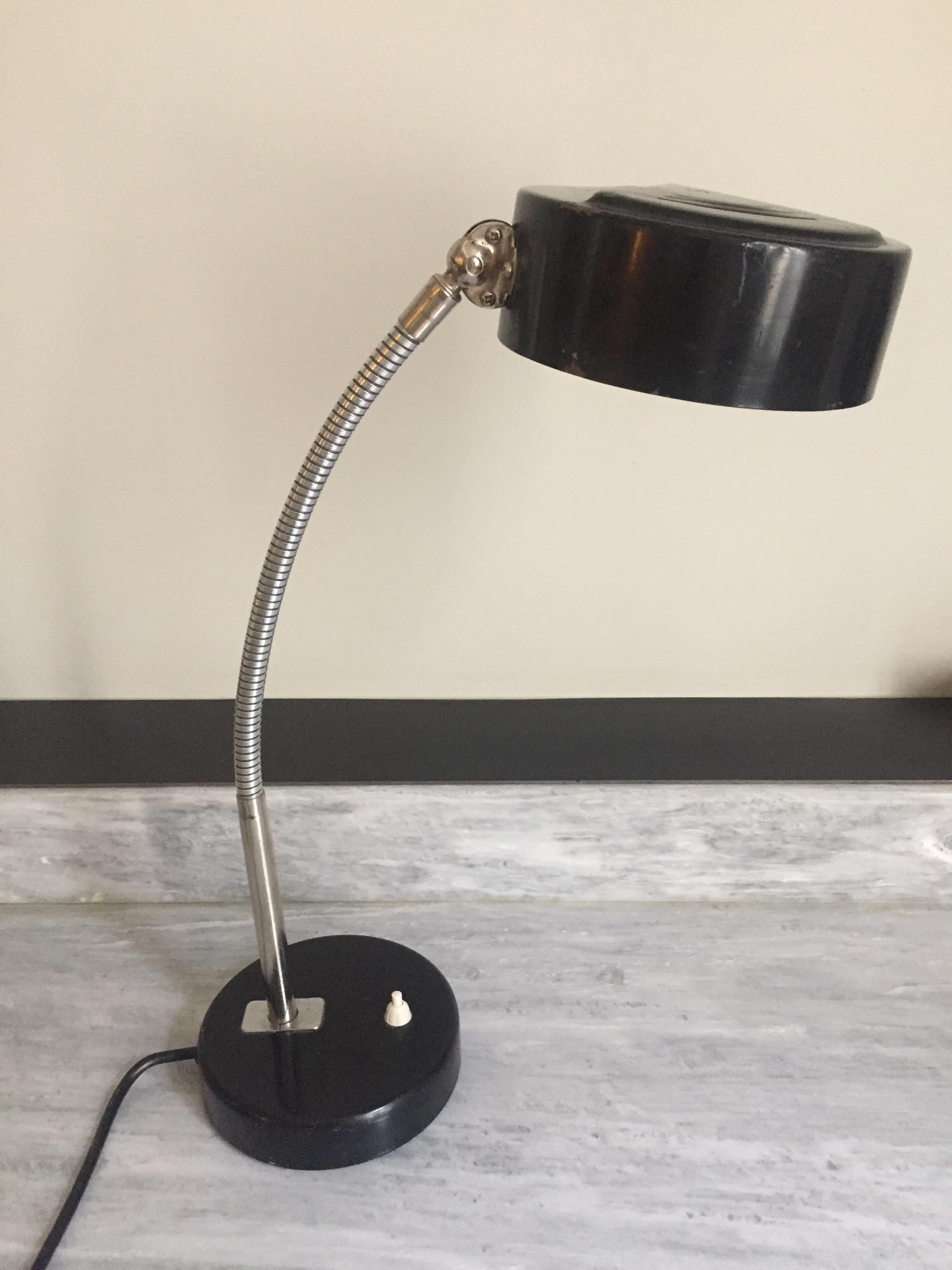 Industrial desk lamp