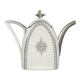 Art Deco coffee maker porcelain Limoges silver decoration around 1930