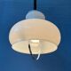Suspension vintage mid-century en verre opalin (milk glass)