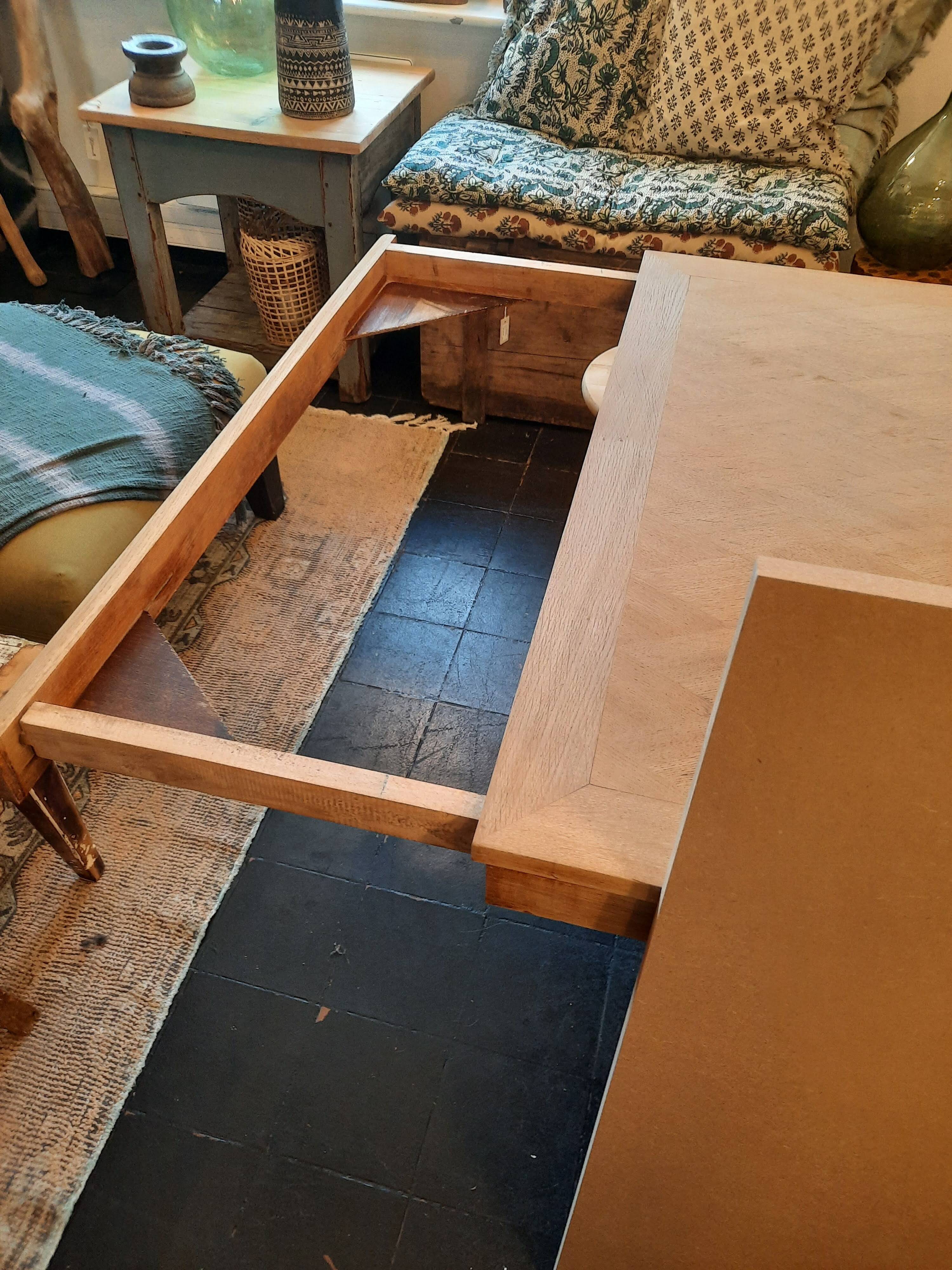 1940s oak dining table