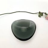 Cendrier en verre vert foncé par Max Ingrand pour Fontana Arte, Italie