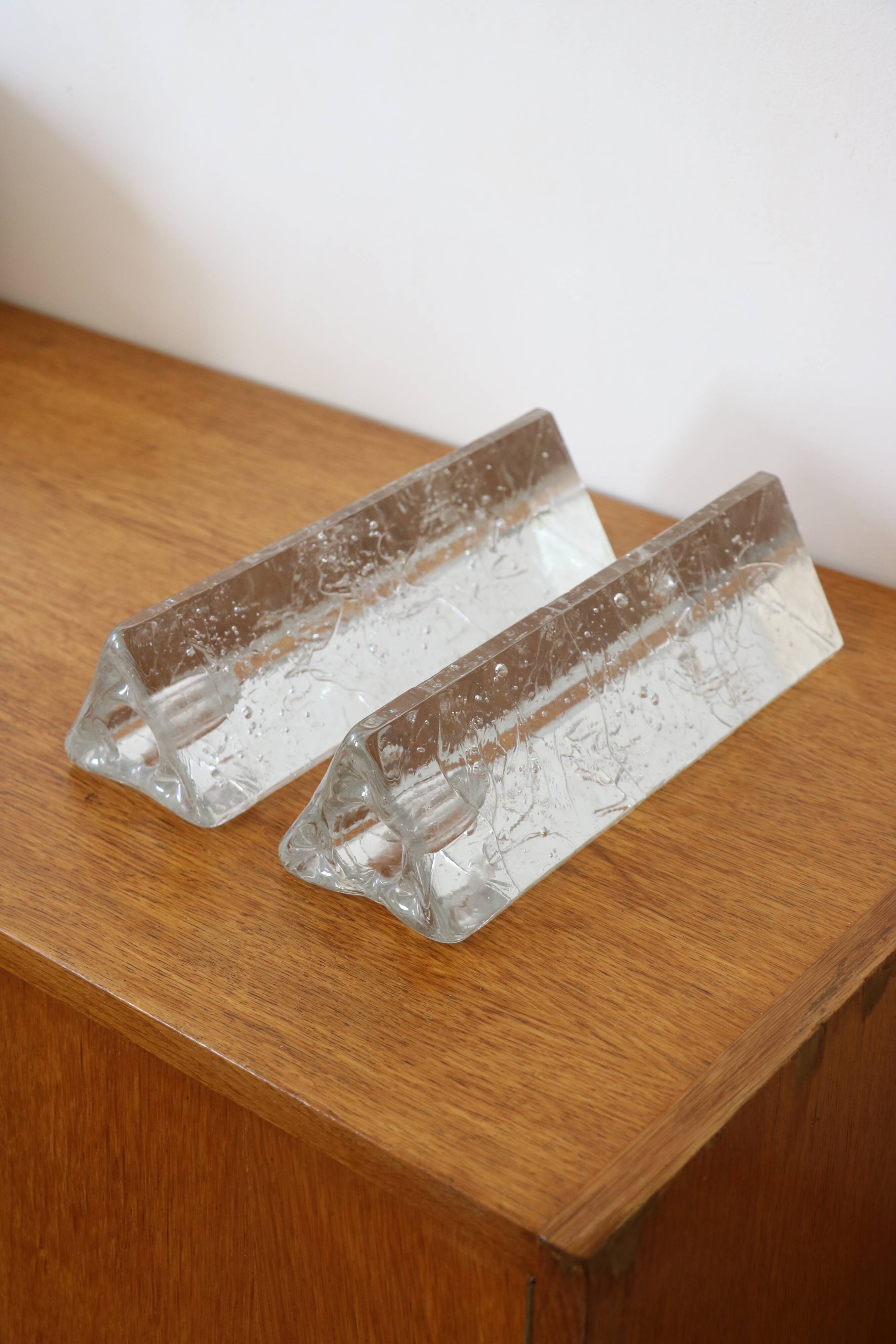 Pair of Scandinavian candlesticks Iittala "Arkipelago" by Timo Sarpaneva