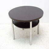 Table basse chromée Bauhaus par Robert Slezak années 1930