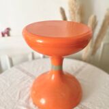 Robur Sgabello Americano stool orange plastic vintage 70s