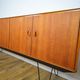 Scandinavian sideboard Fristho teak and metal