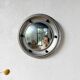 Round convex metal mirror in English style 1900