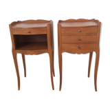 Louis XV style bedside pair