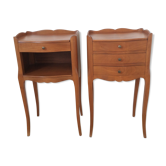 Louis XV style bedside pair