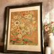 Lithograph signed Jacques Margerin The tree with flowers and birds 1960-70