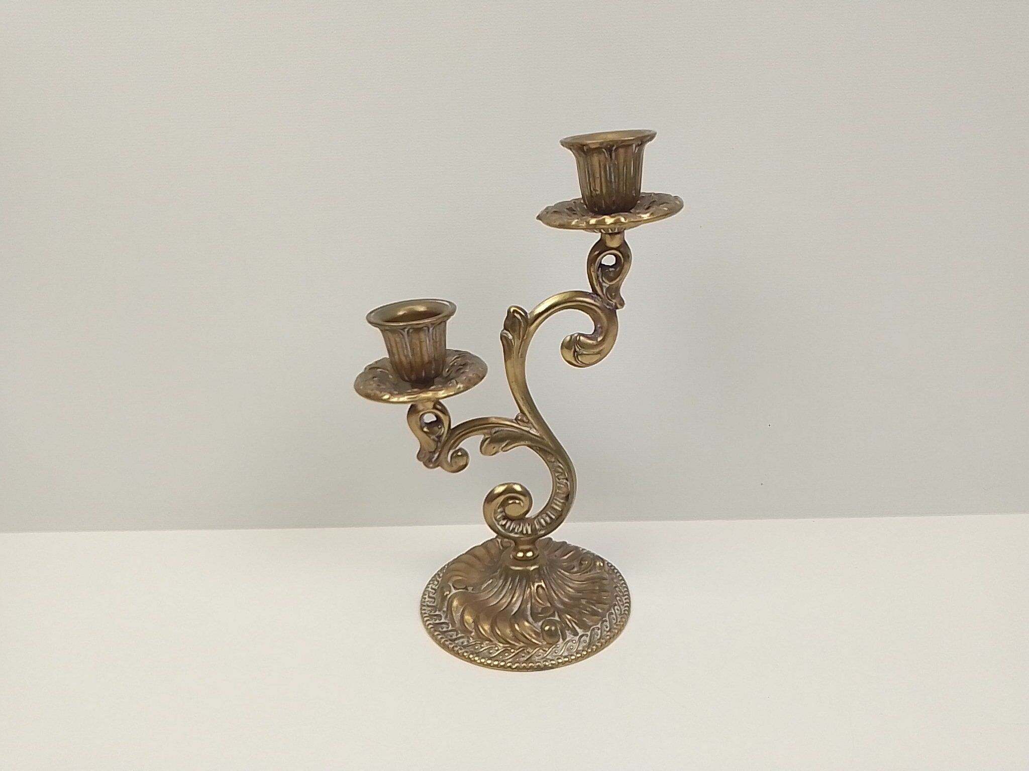 Brass chandelier 2 branches