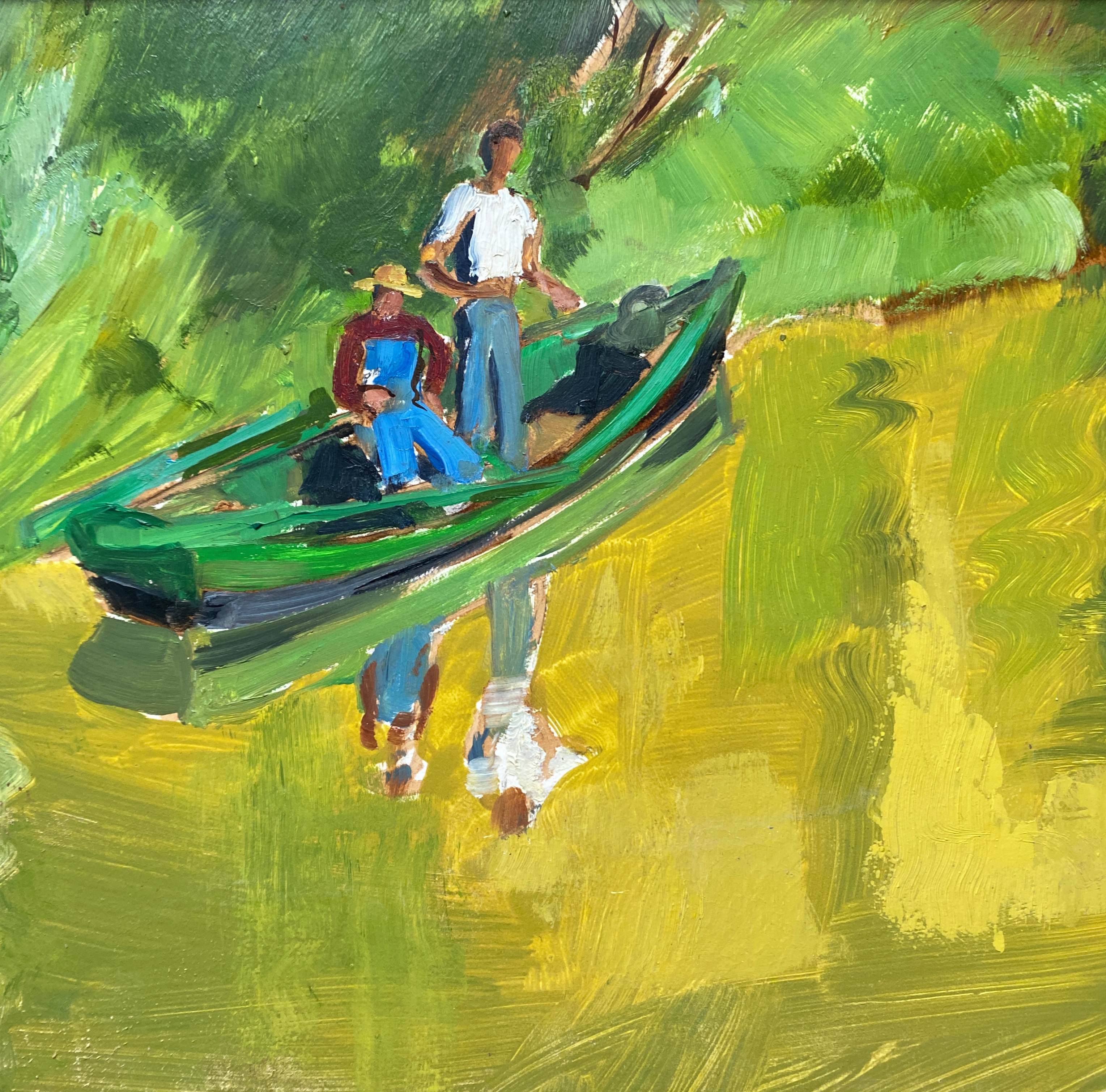 HSP painting "The Boats" by Henri Neuzeret (1898 - 1989)
