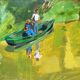 Tableau HSP "Les Barques" par Henri Neuzeret 1898 - 1989