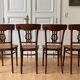 Set of 4 Thonet dining room chairs circa 1905