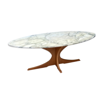 Table basse ovale
