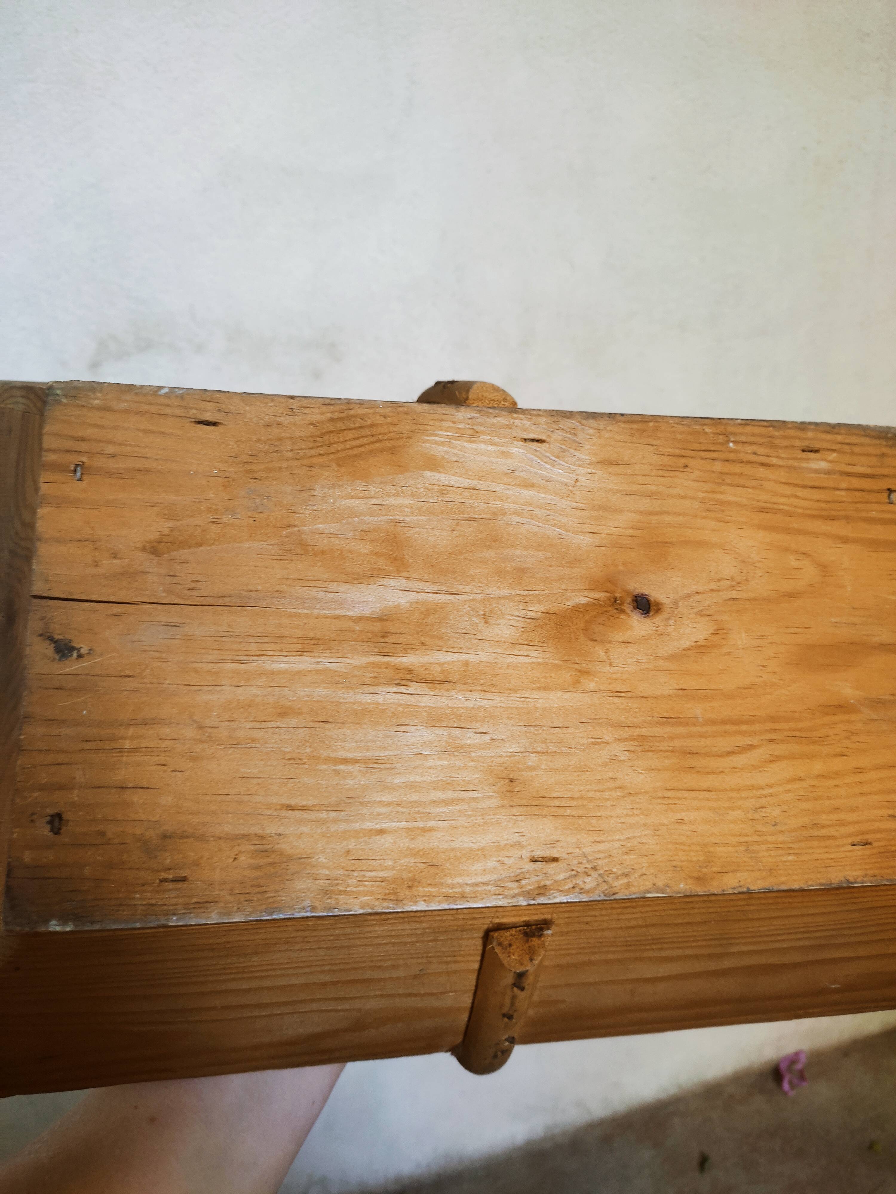 Wooden picking basket